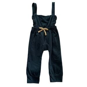 Blue boho baby girl jumpsuit